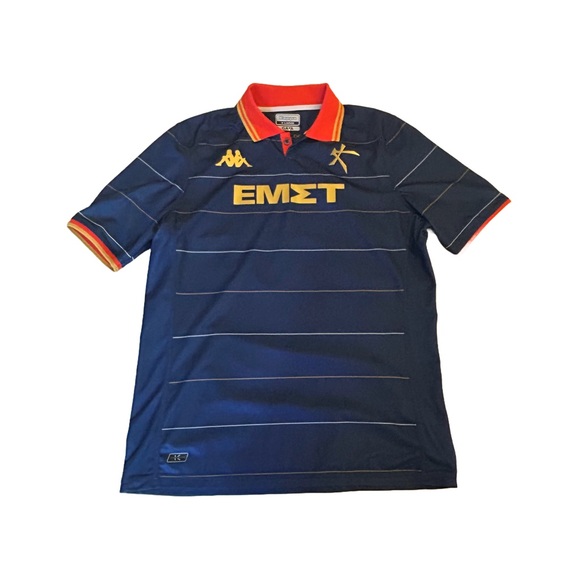 Kappa Blue Soccer Jersey with Red and Yellow Accents - Picture 4 of 7